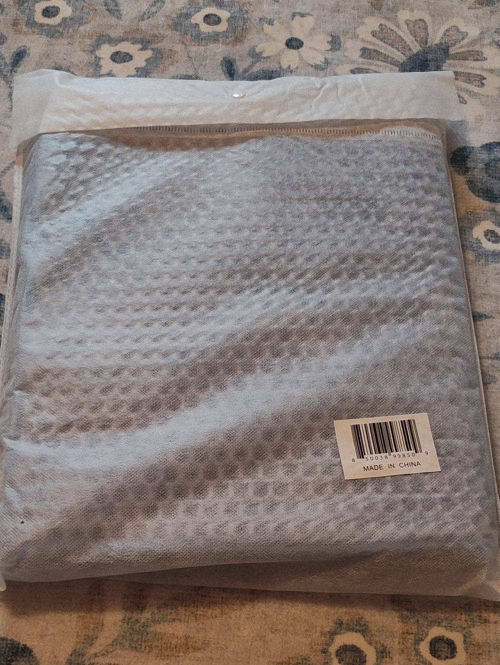 CAT LITTER MAT WITH FOAM TOTE ( Skylight Blue)